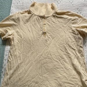 Croft & Barrow yellow polo